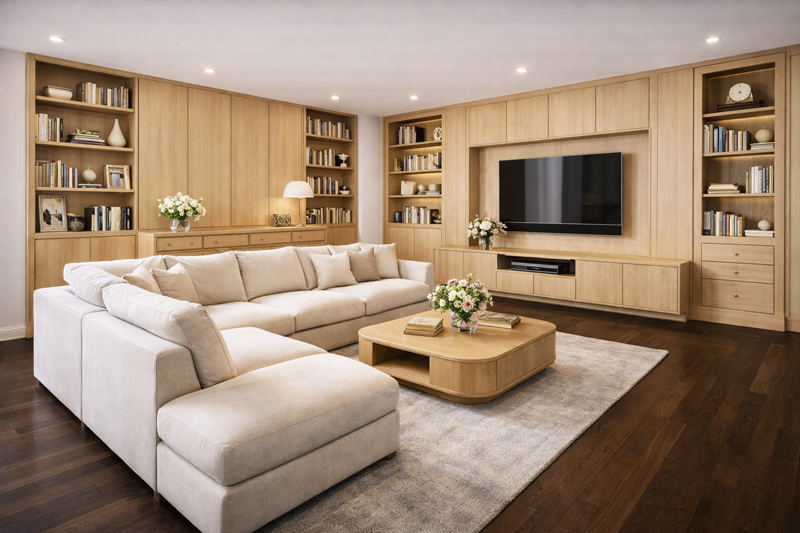 Obývací pokoje na míru a interiéry obyvacích prostor